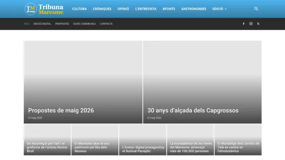 Captura de Tribuna Maresme