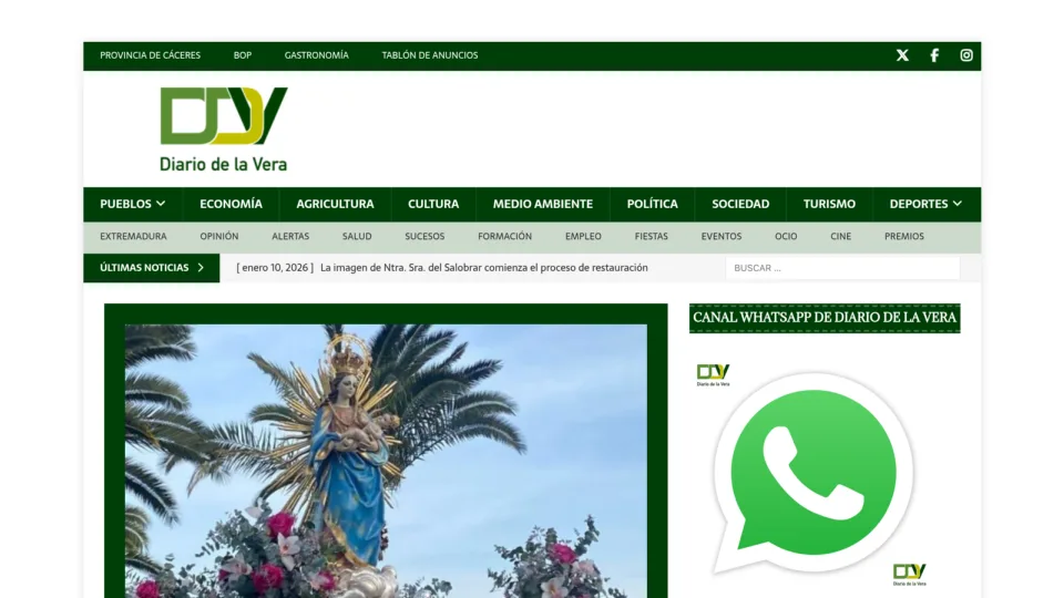Captura de Diario de La Vera