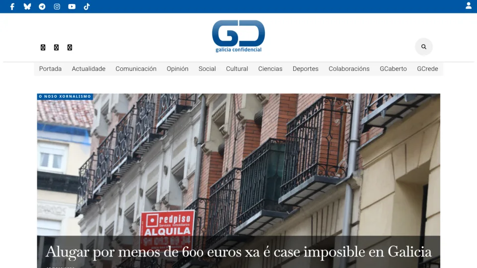 Captura de Galicia Confidencial