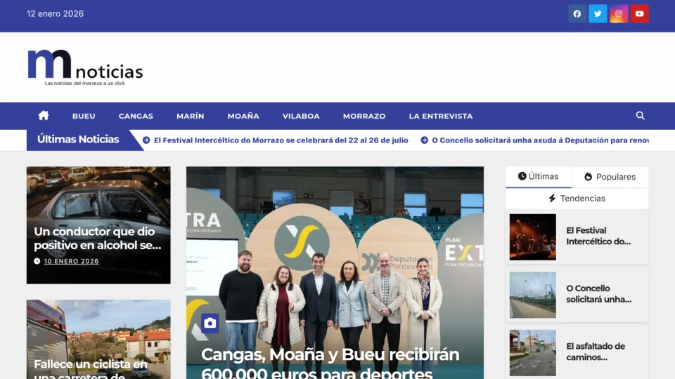 Captura de Morrazo Noticias