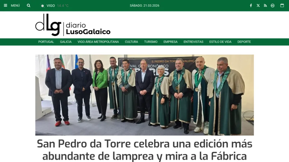Captura de Diario Luso-Galaico