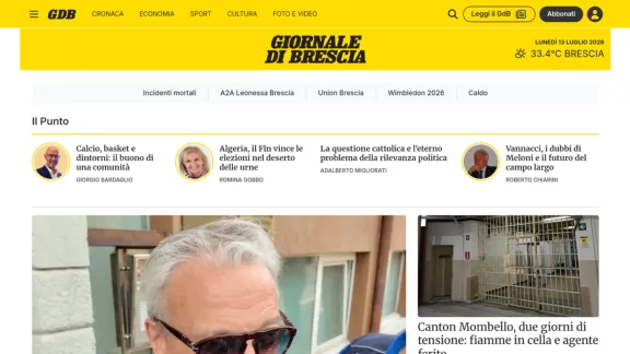 Captura de Giornale Di Brescia