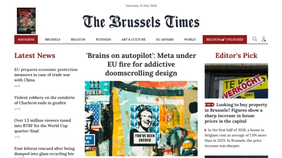 Captura de The Brussels Times