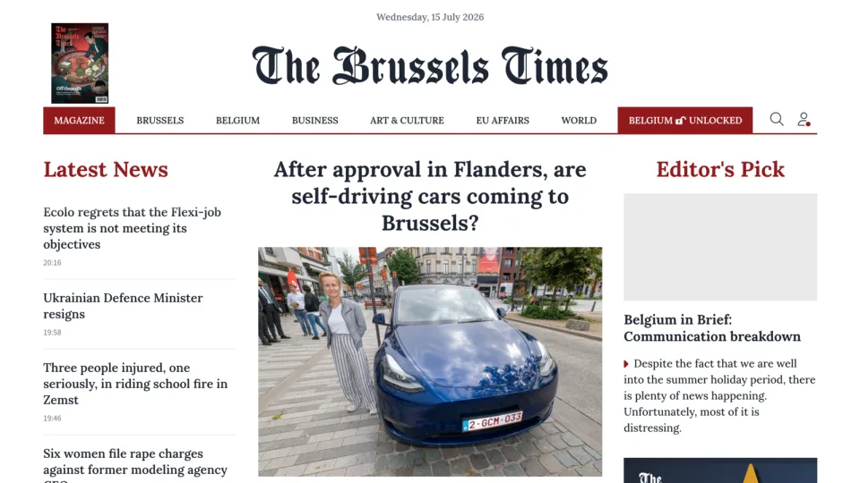 Captura de The Brussels Times