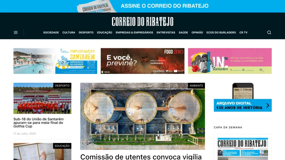 Captura de Correio Do Ribatejo