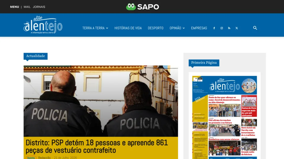 Captura de Alto Alentejo