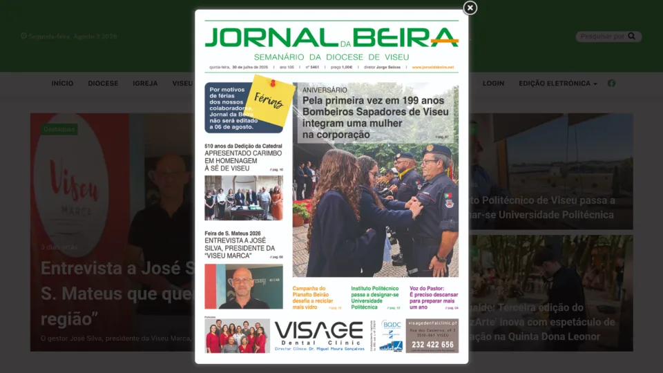 Captura de Jornal Da Beira