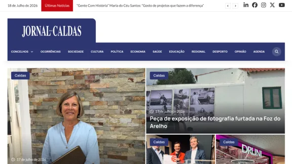 Captura de Jornal Das Caldas