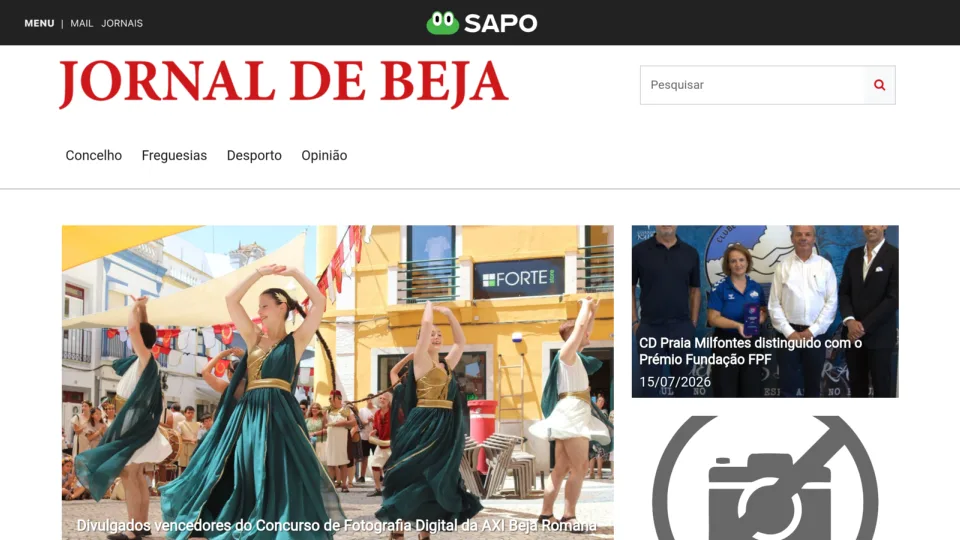 Captura de Jornal De Beja