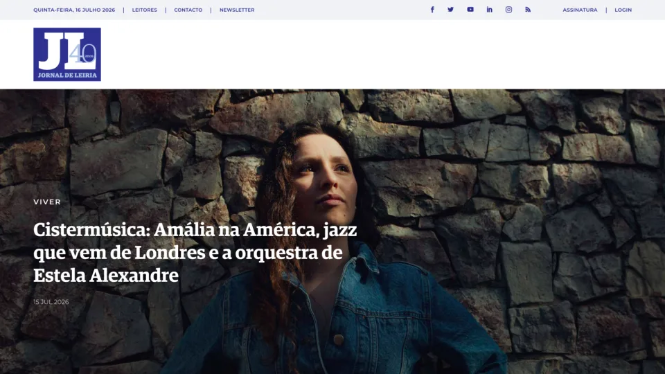 Captura de Jornal De Leiria