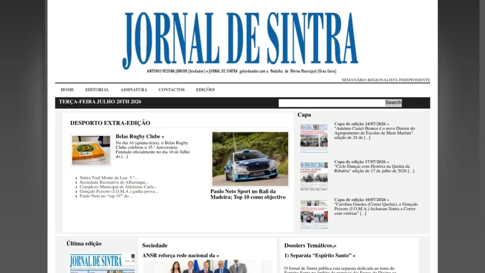 Captura de Jornal De Sintra