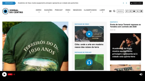Captura de Jornal Do Centro