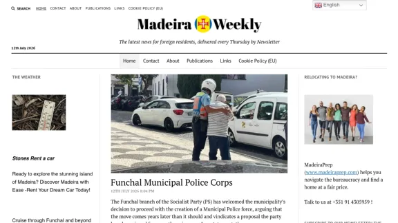 Captura de Madeira Weekly