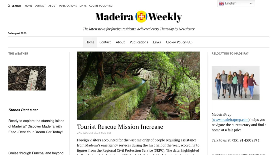 Captura de Madeira Weekly