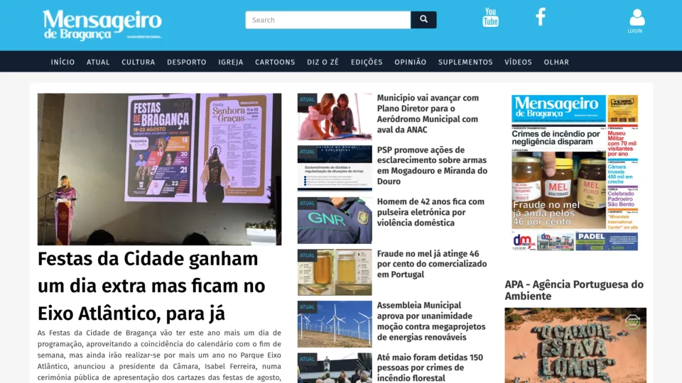Captura de Mensageiro De Bragança