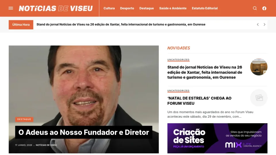Captura de Notícias De Viseu