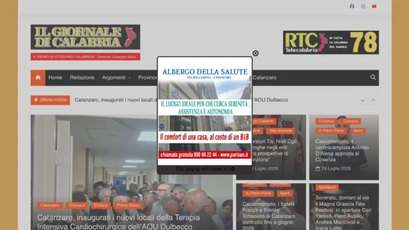 Captura de Giornale Di Calabria