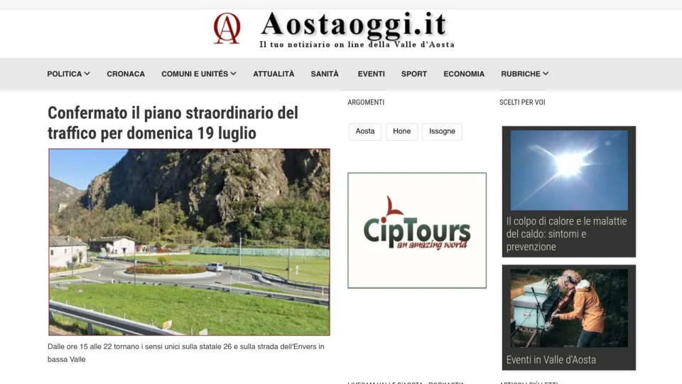 Captura de Aosta Oggi