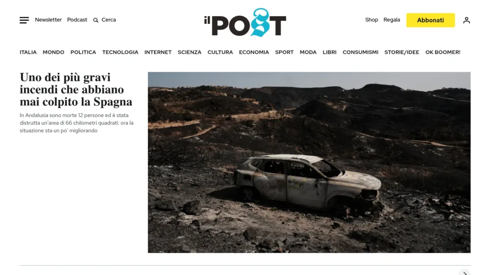 Captura de Il Post