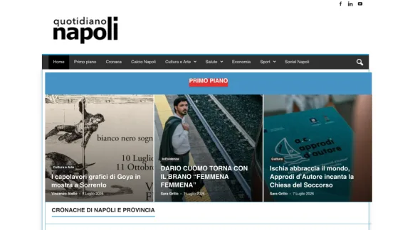 Captura de Quotidiano Napoli