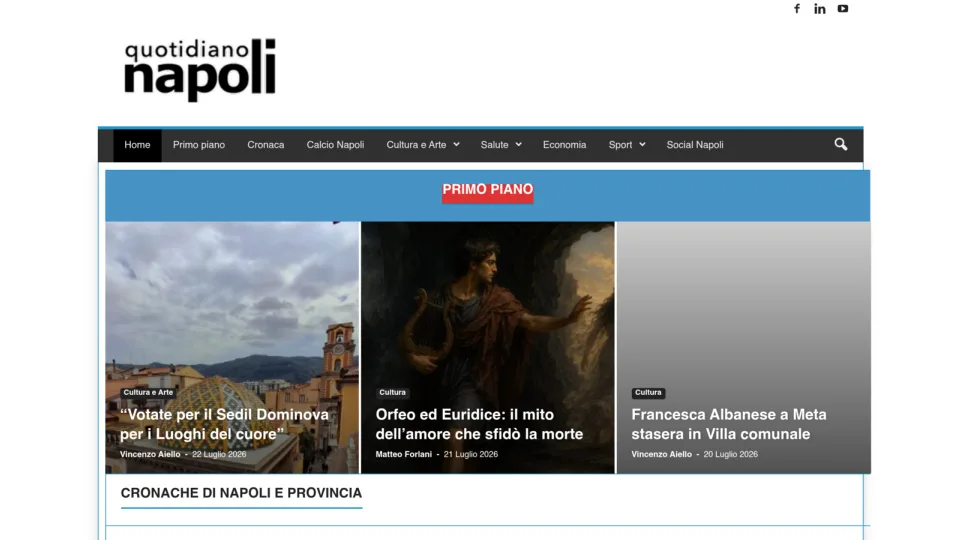 Captura de Quotidiano Napoli