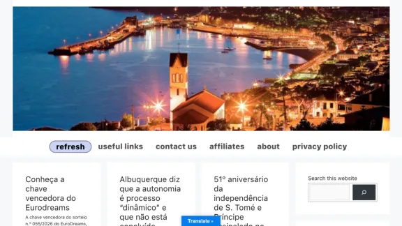 Captura de Madeira Island News