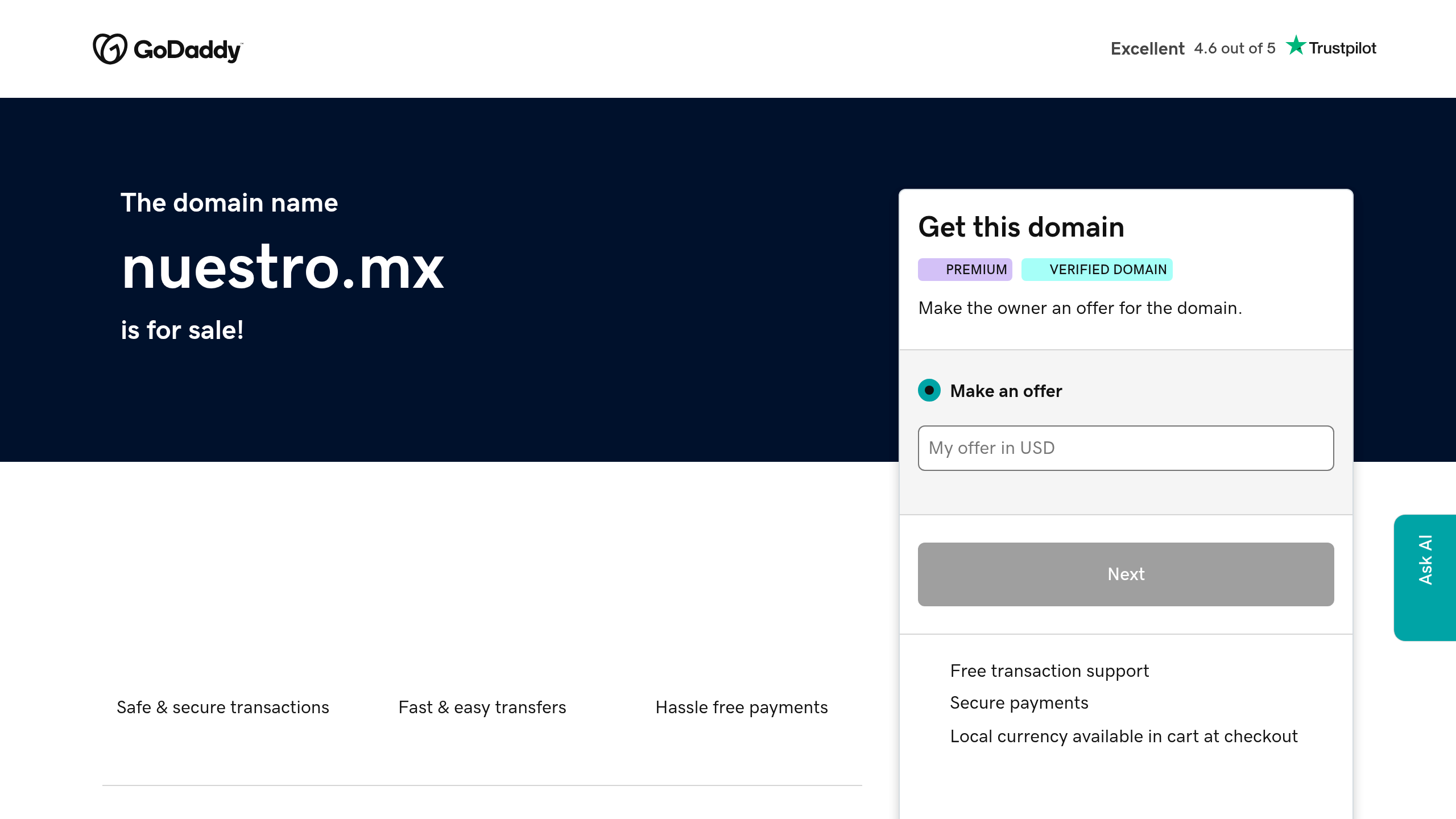 Captura de pantalla de Nuestro México