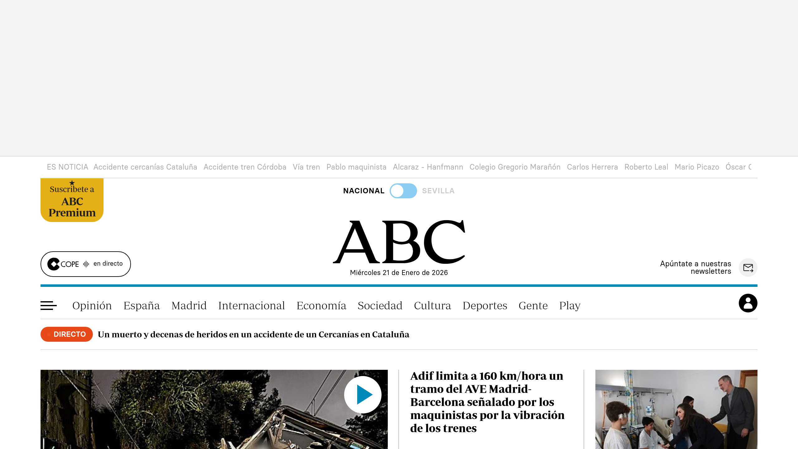 Captura de pantalla de ABC