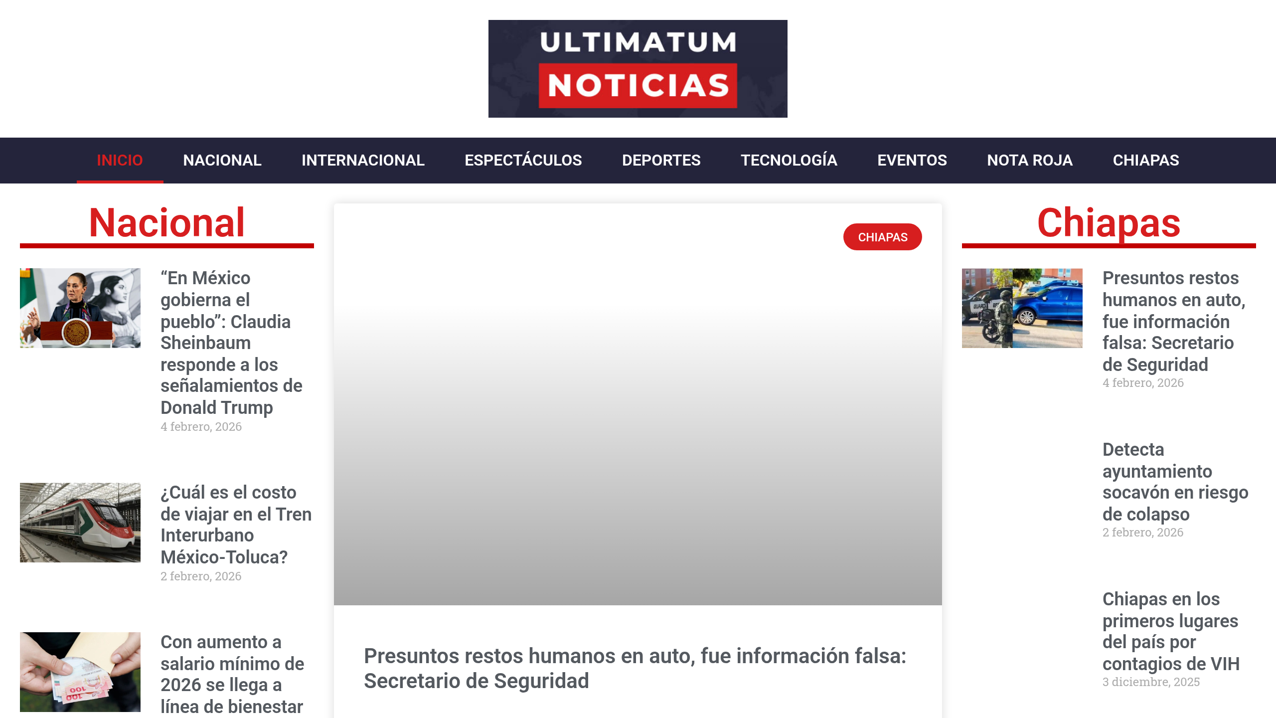 Captura de pantalla de Ultimátum