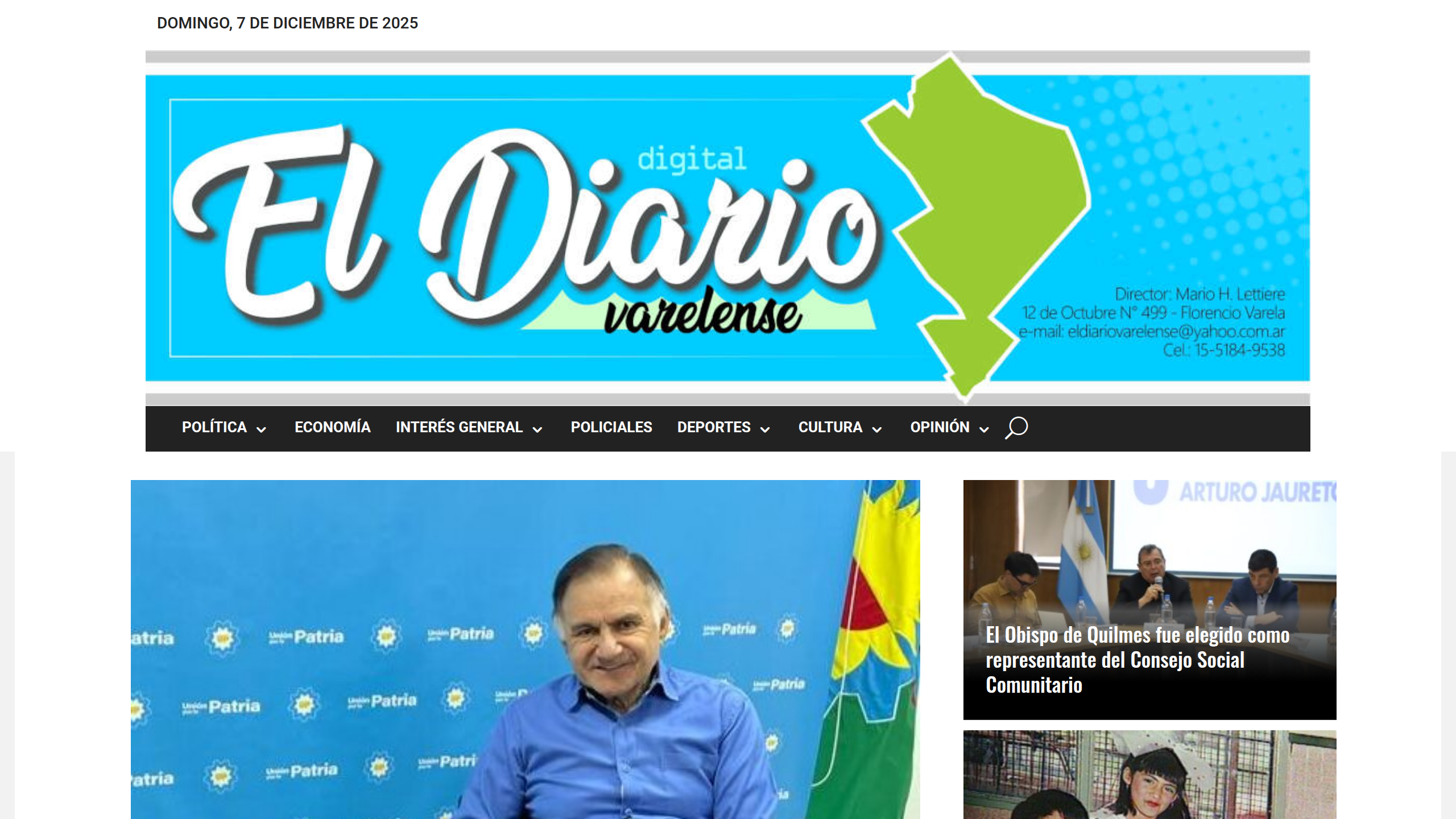 Captura de pantalla de Varela al Día