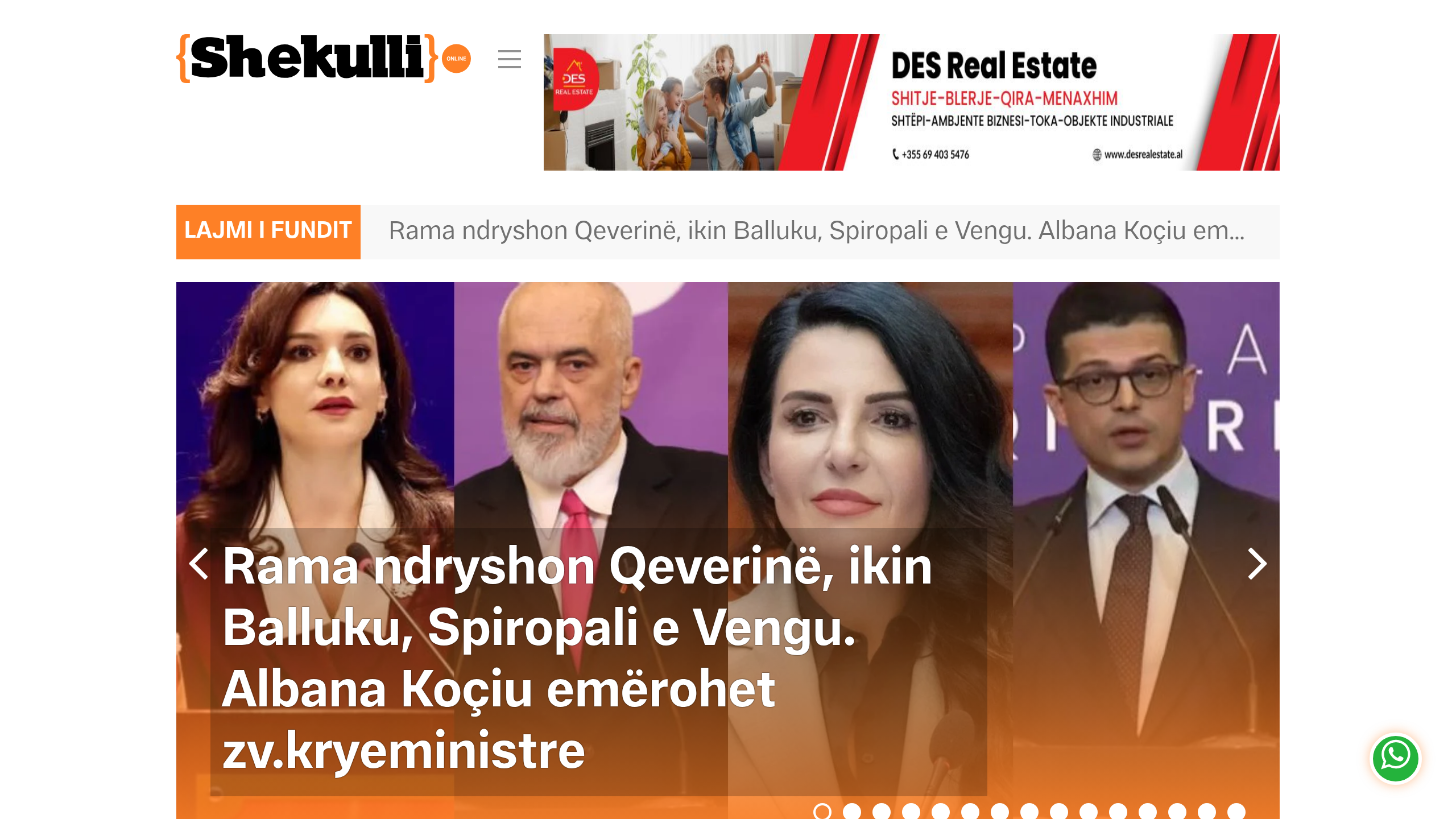 Captura de pantalla de Shekulli