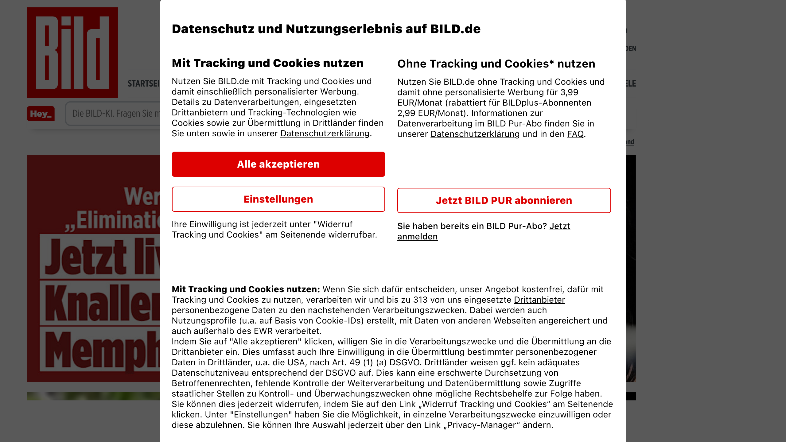 Captura de pantalla de Bild