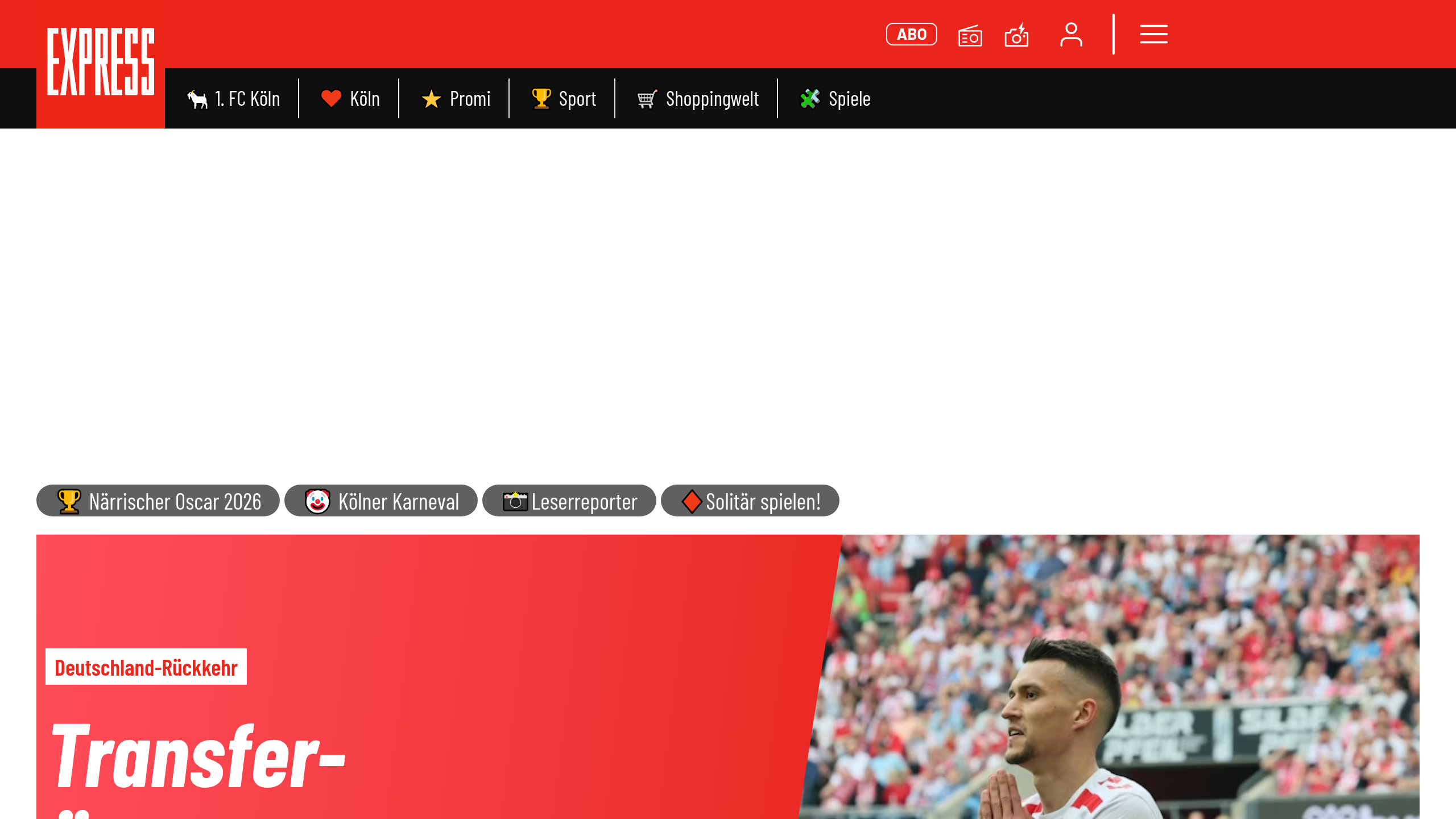 Captura de pantalla de Express