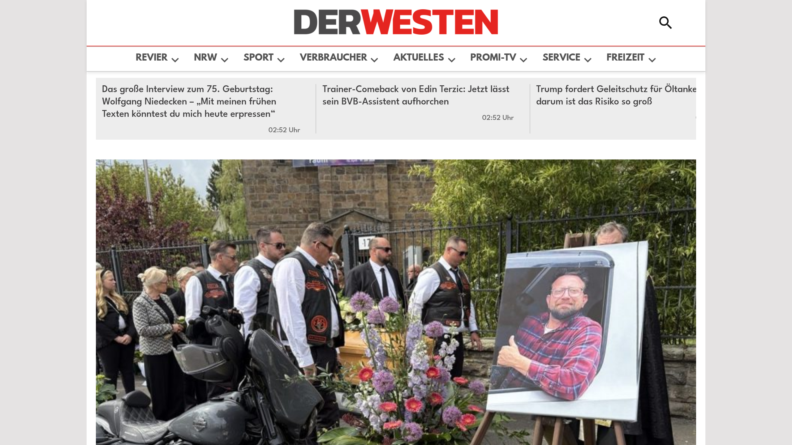 Captura de pantalla de DerWesten
