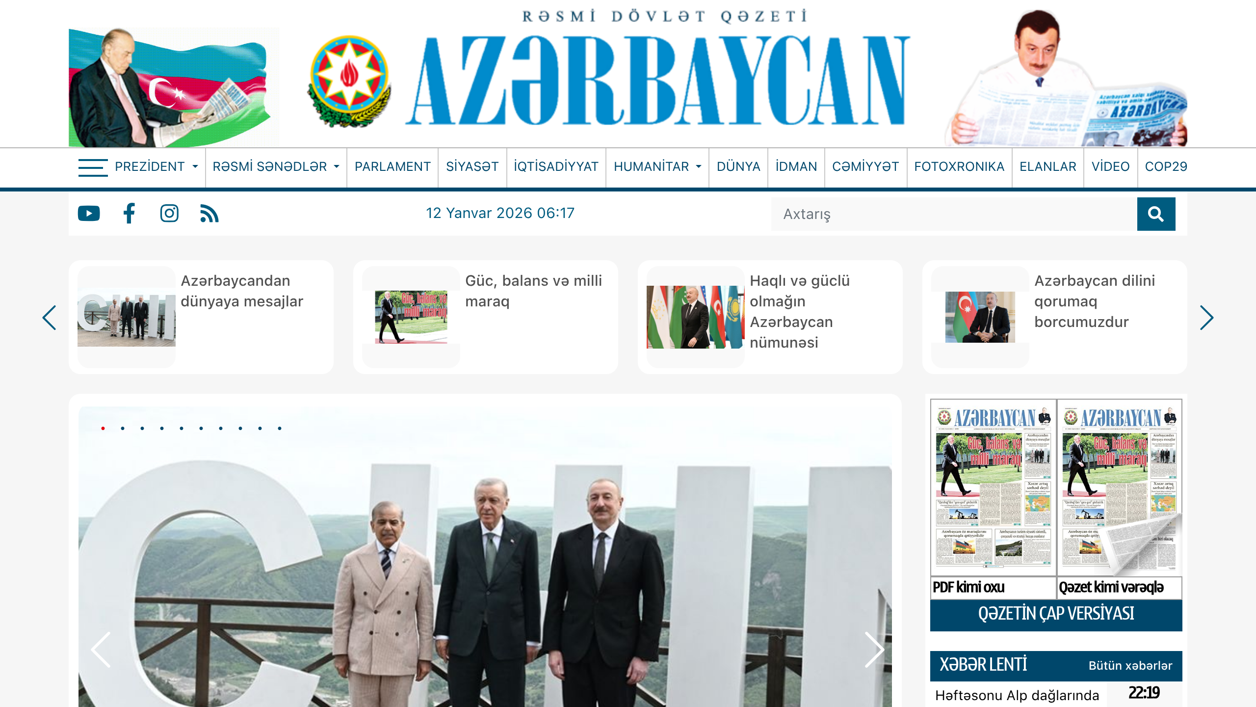 Captura de pantalla de Azerbaycan
