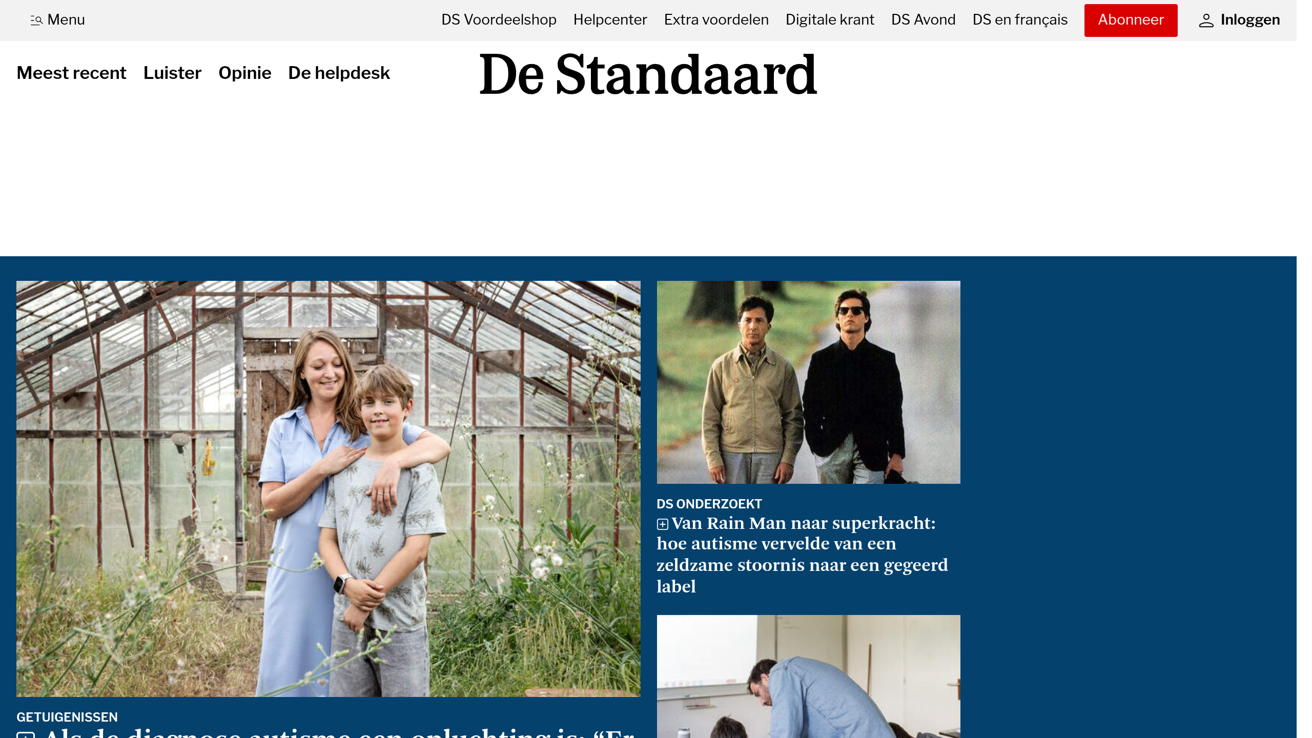 Captura de pantalla de De Standard