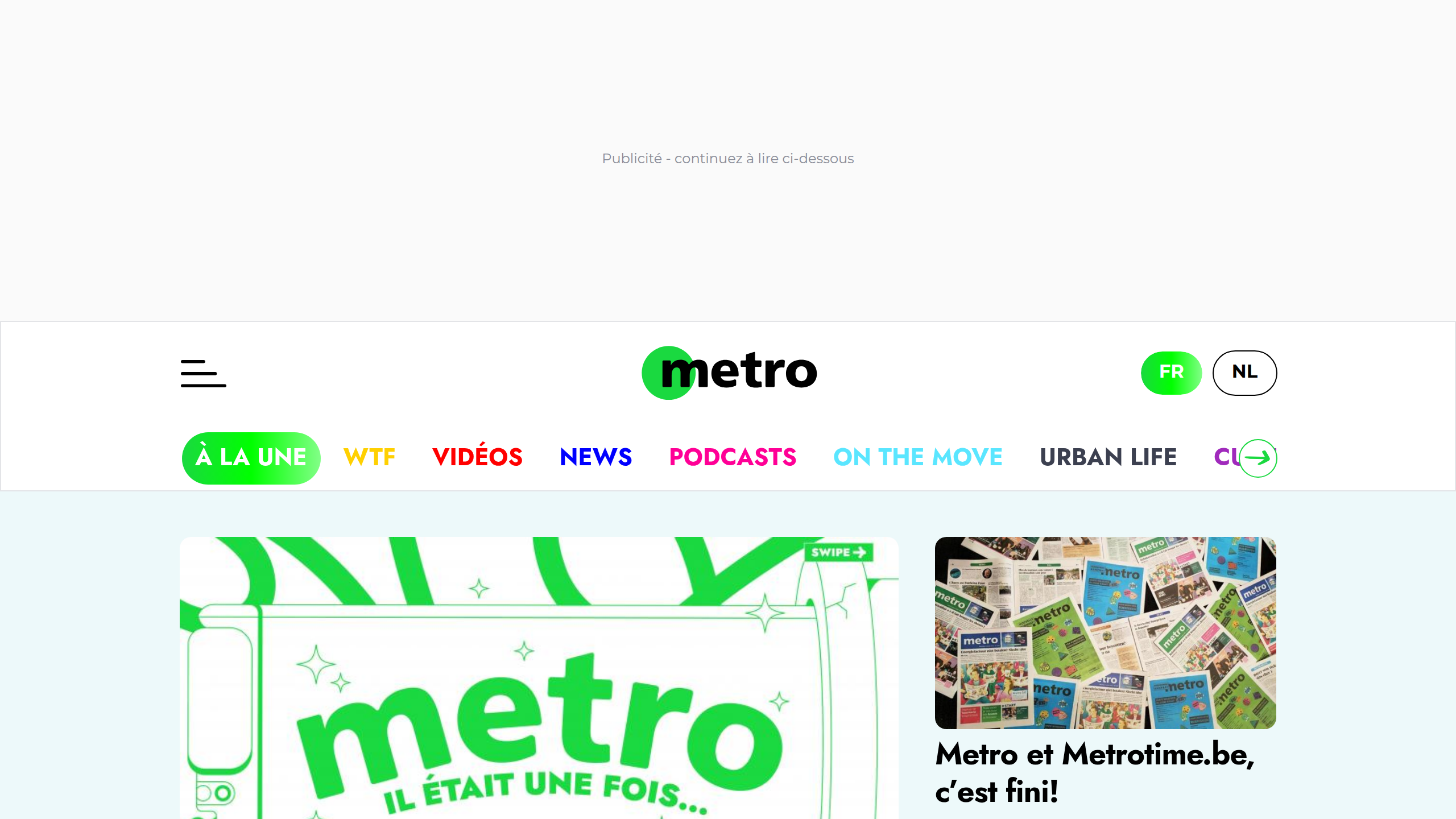 Captura de pantalla de Metro