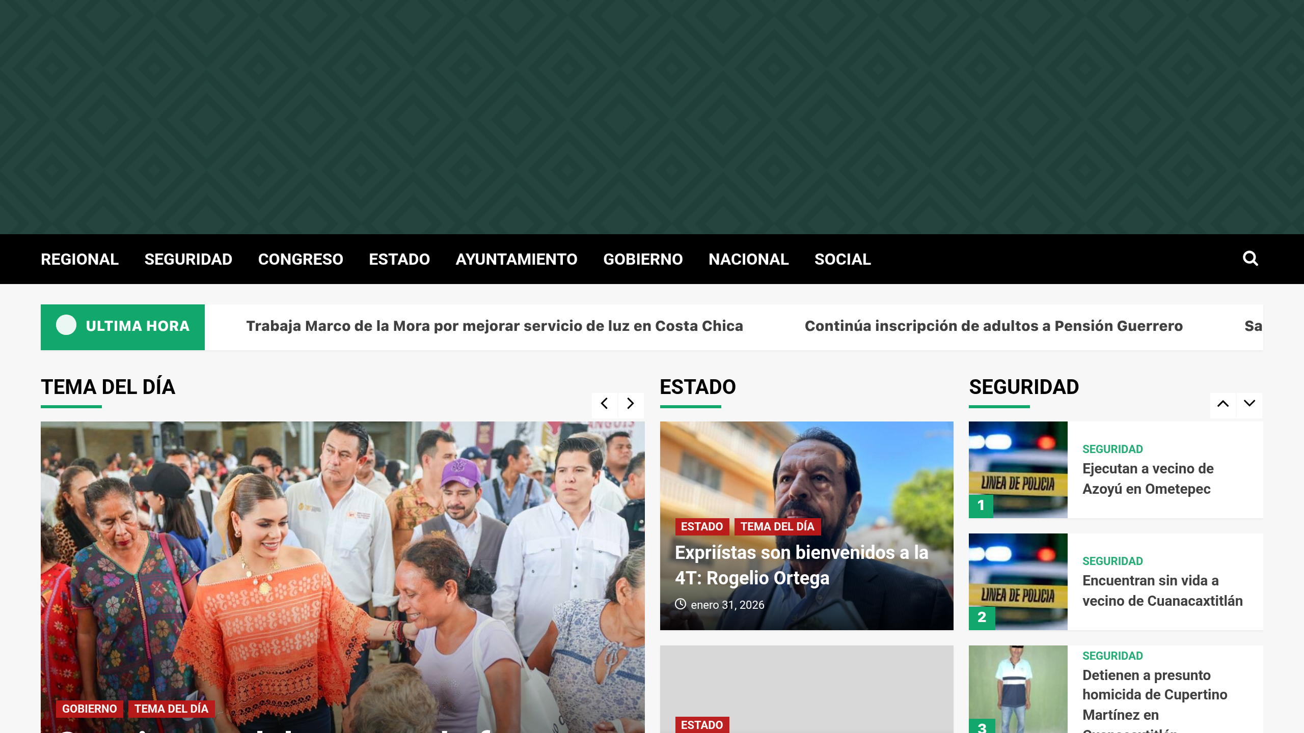 Captura de pantalla de El Faro de la Costa Chica