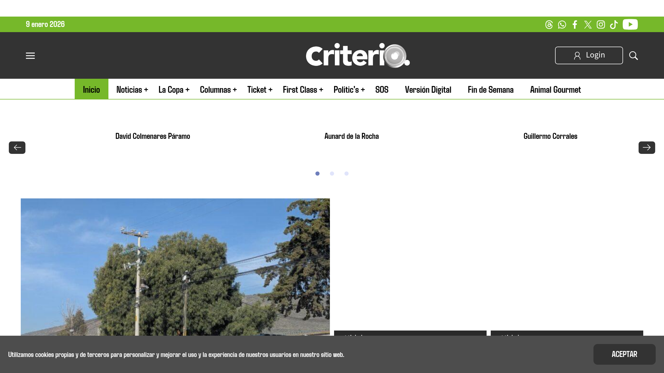 Captura de pantalla de Criterio