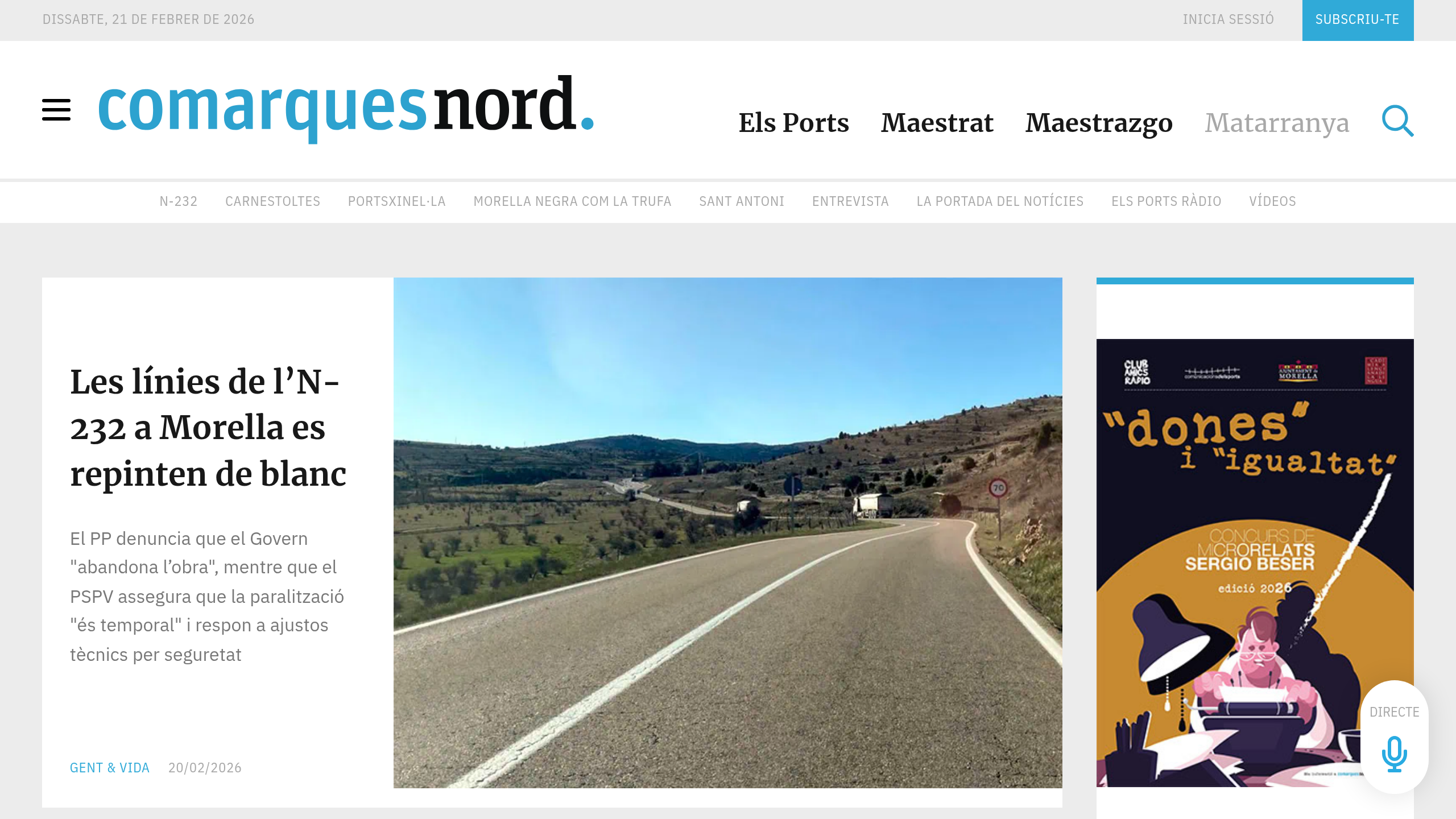 Captura de pantalla de Comarques Nord