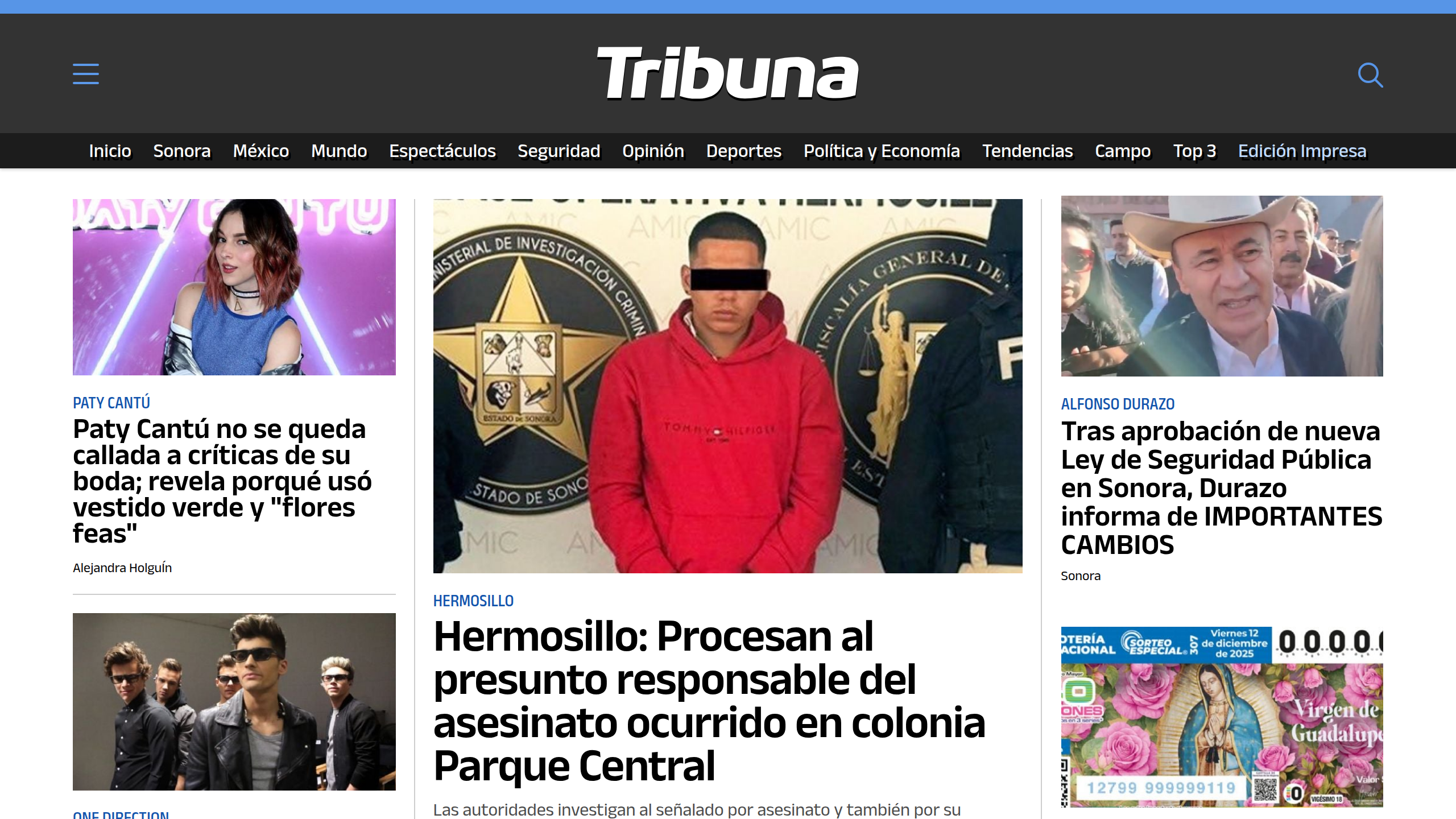 Captura de pantalla de Tribuna