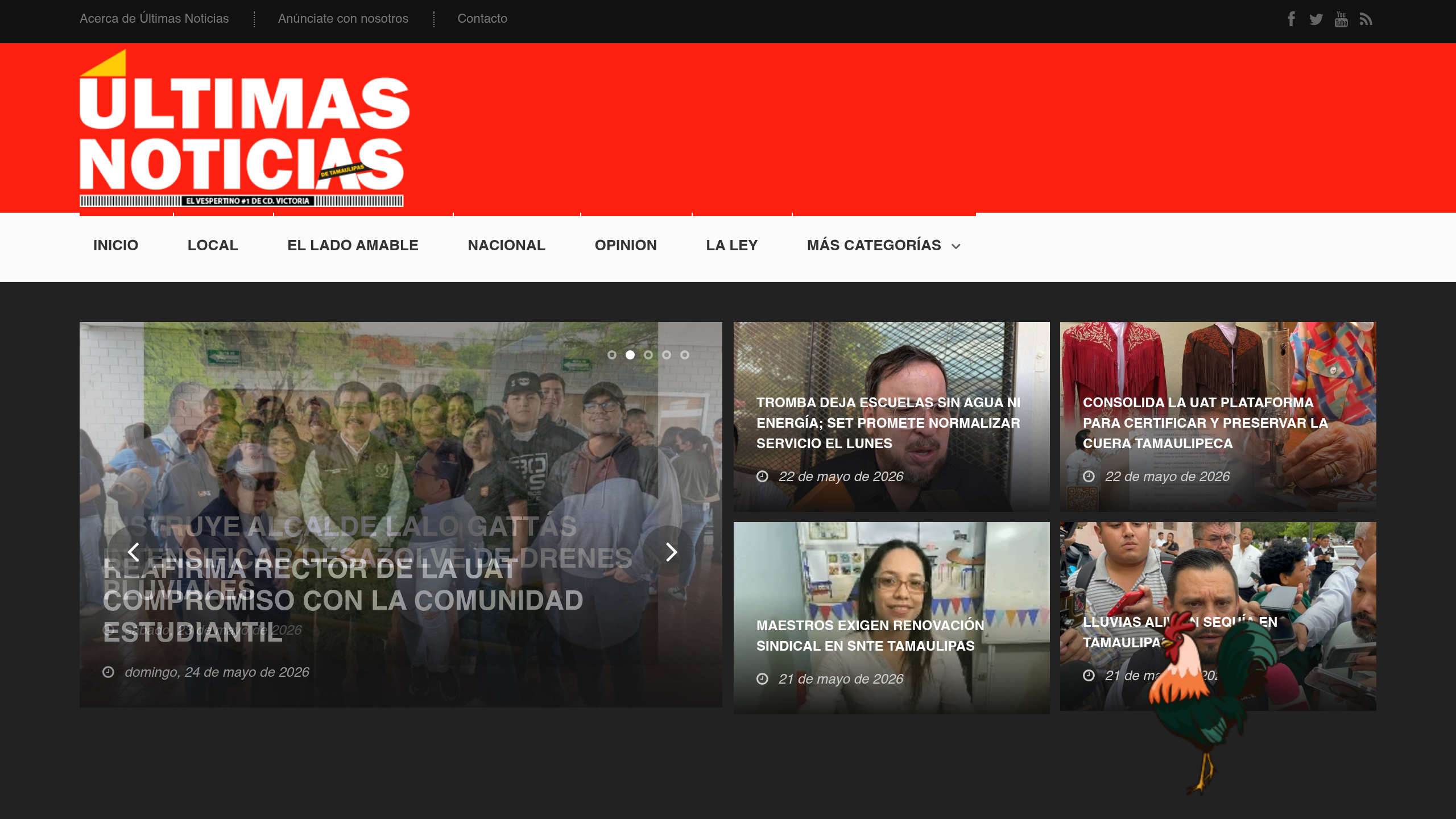 Captura de pantalla de Últimas noticias