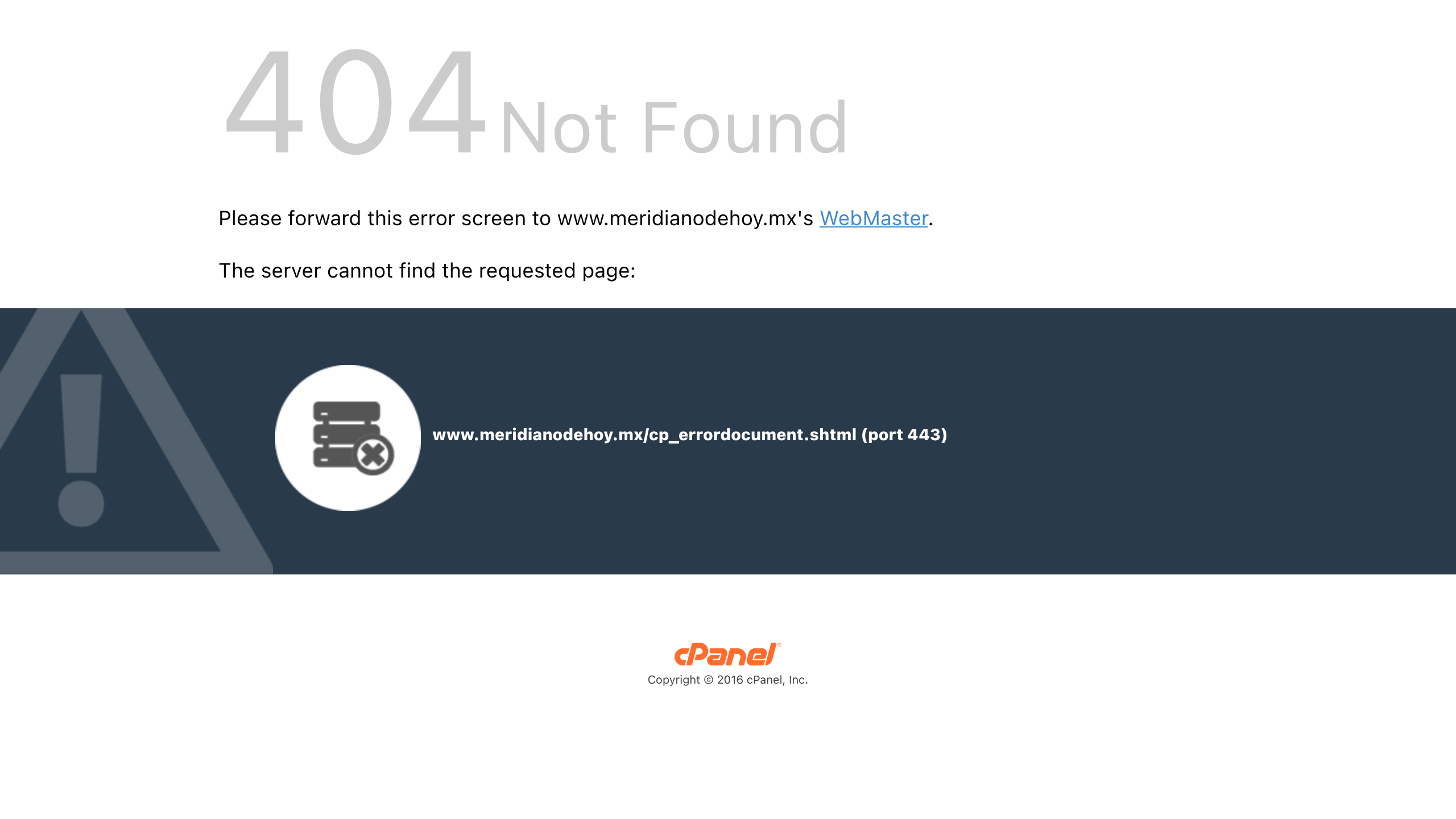 Captura de pantalla de Meridiano de Hoy