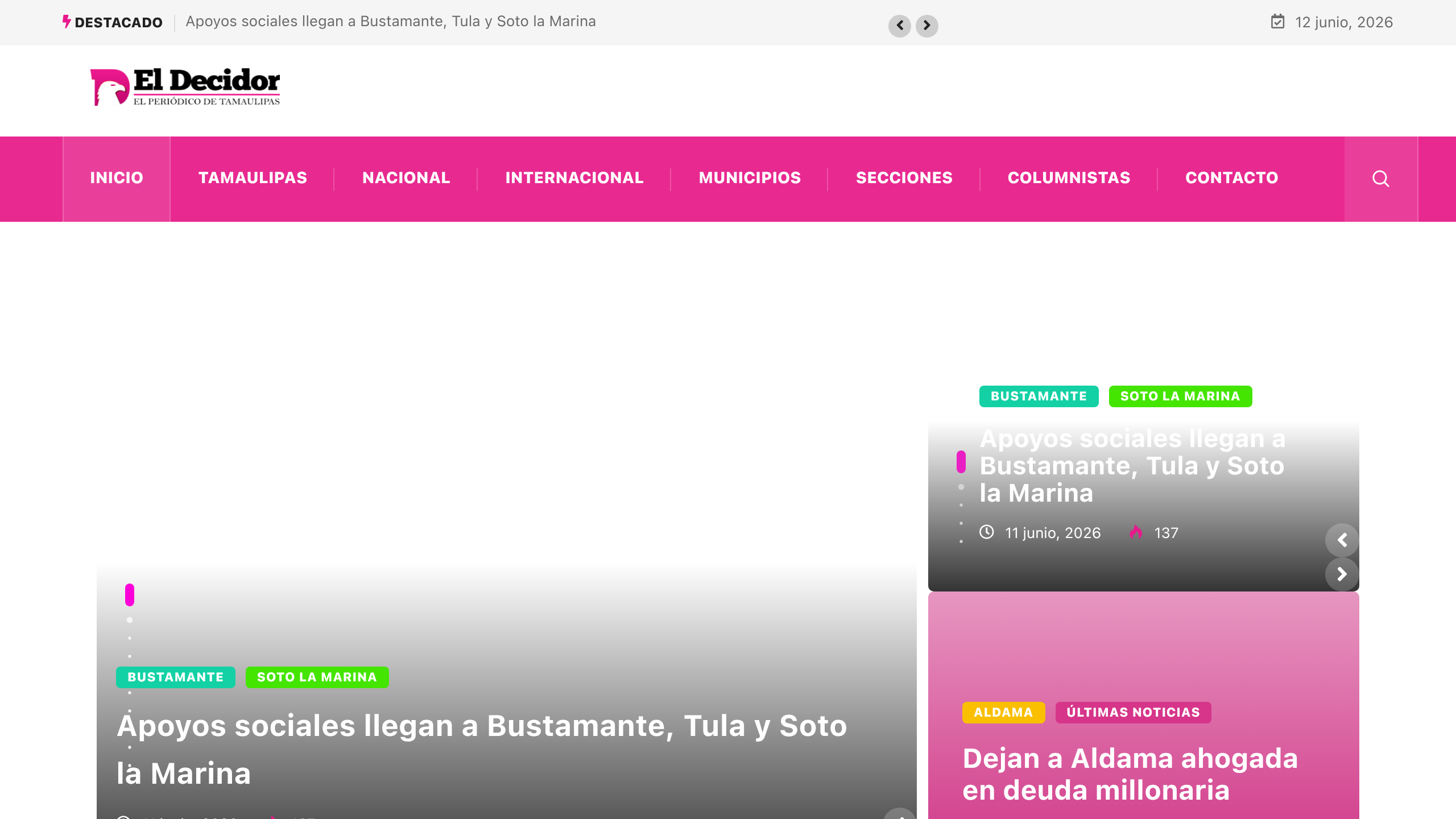 Captura de pantalla de El Decidor
