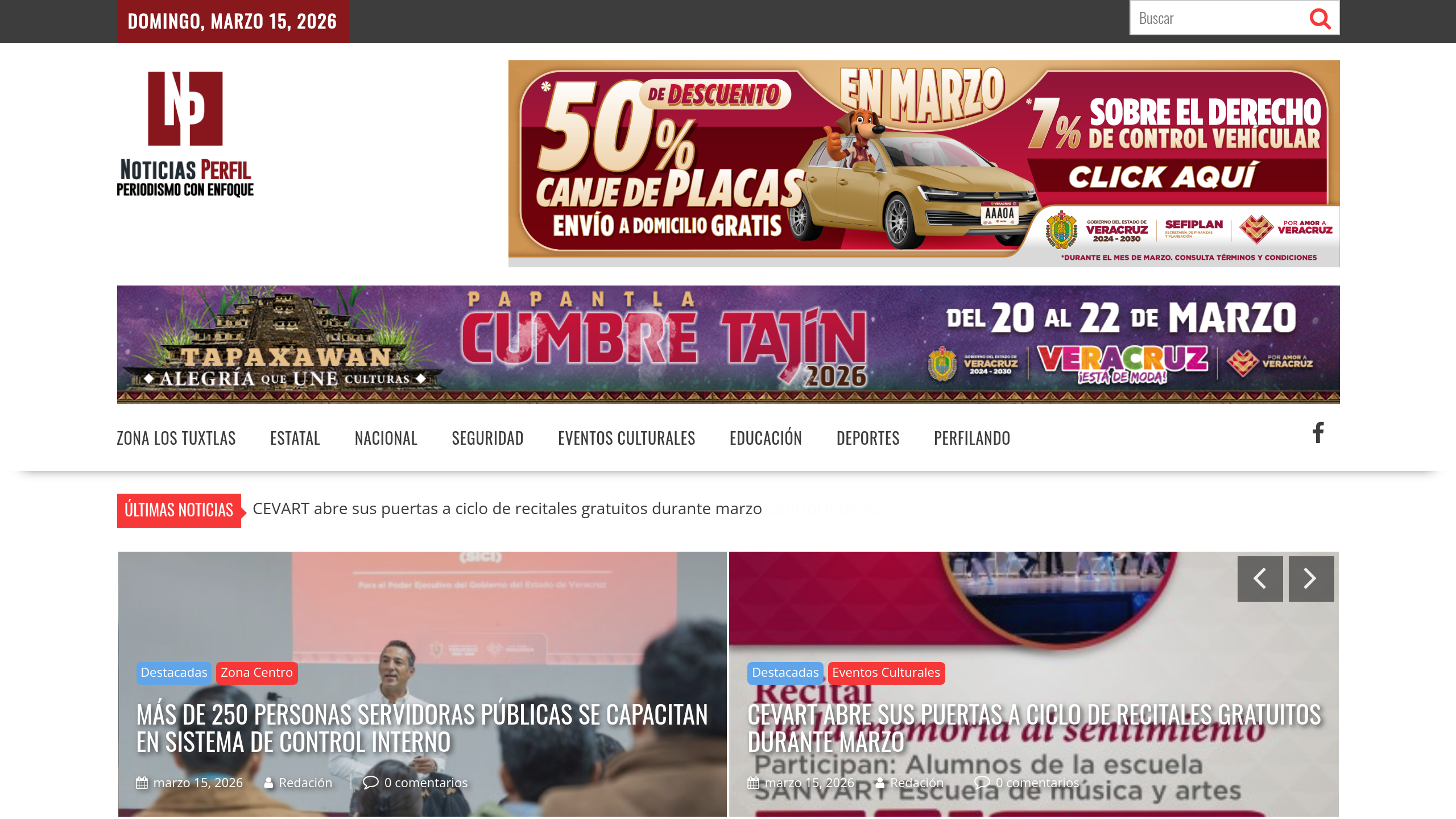 Captura de pantalla de Noticias Perfil