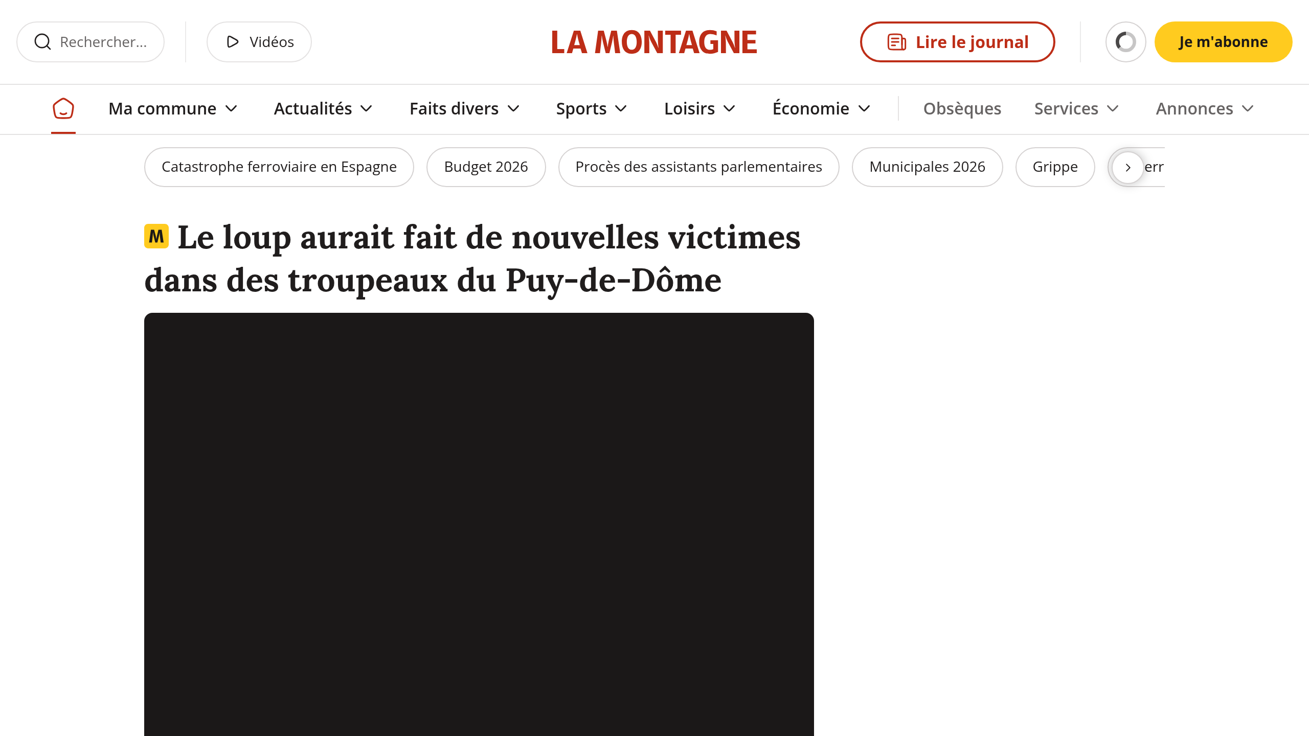 Captura de pantalla de La Montagne