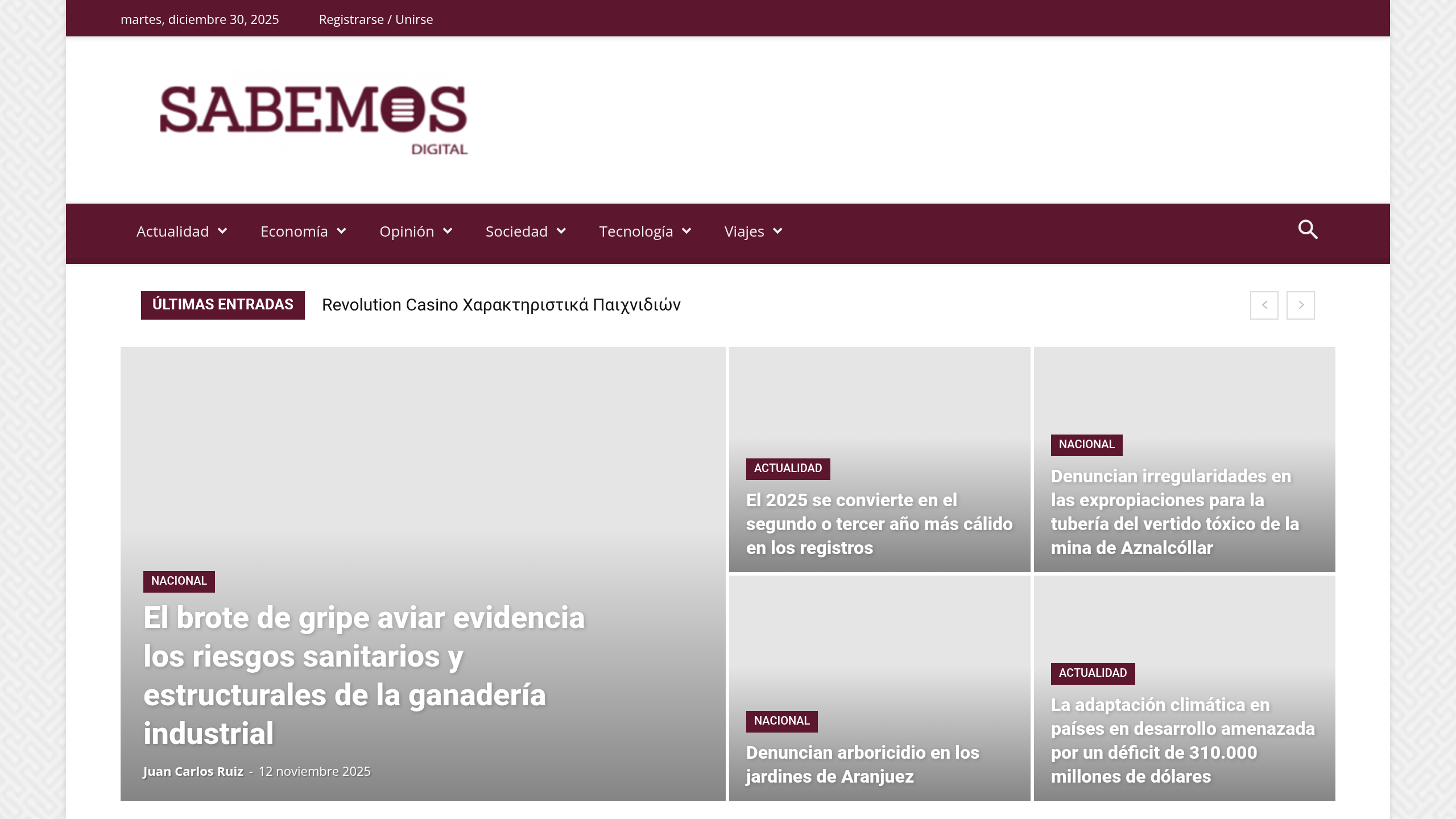 Captura de pantalla de Sabemos