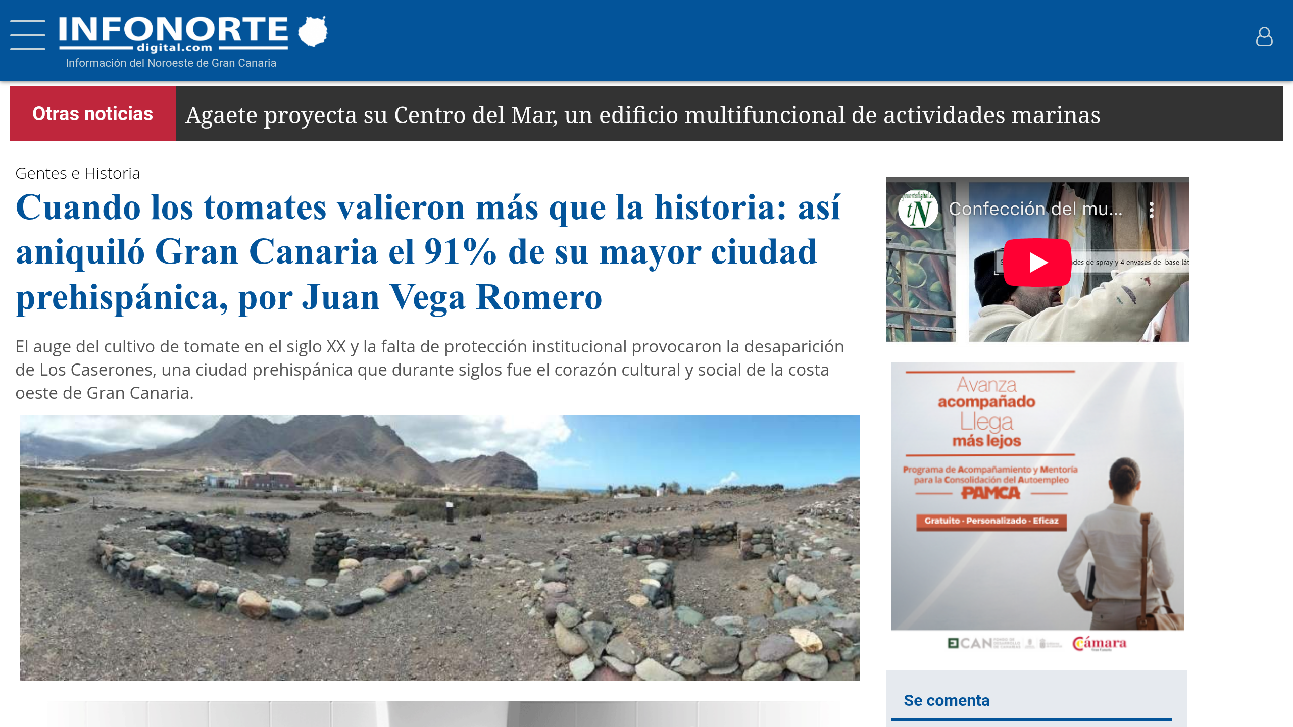 Captura de pantalla de Info Norte Digital