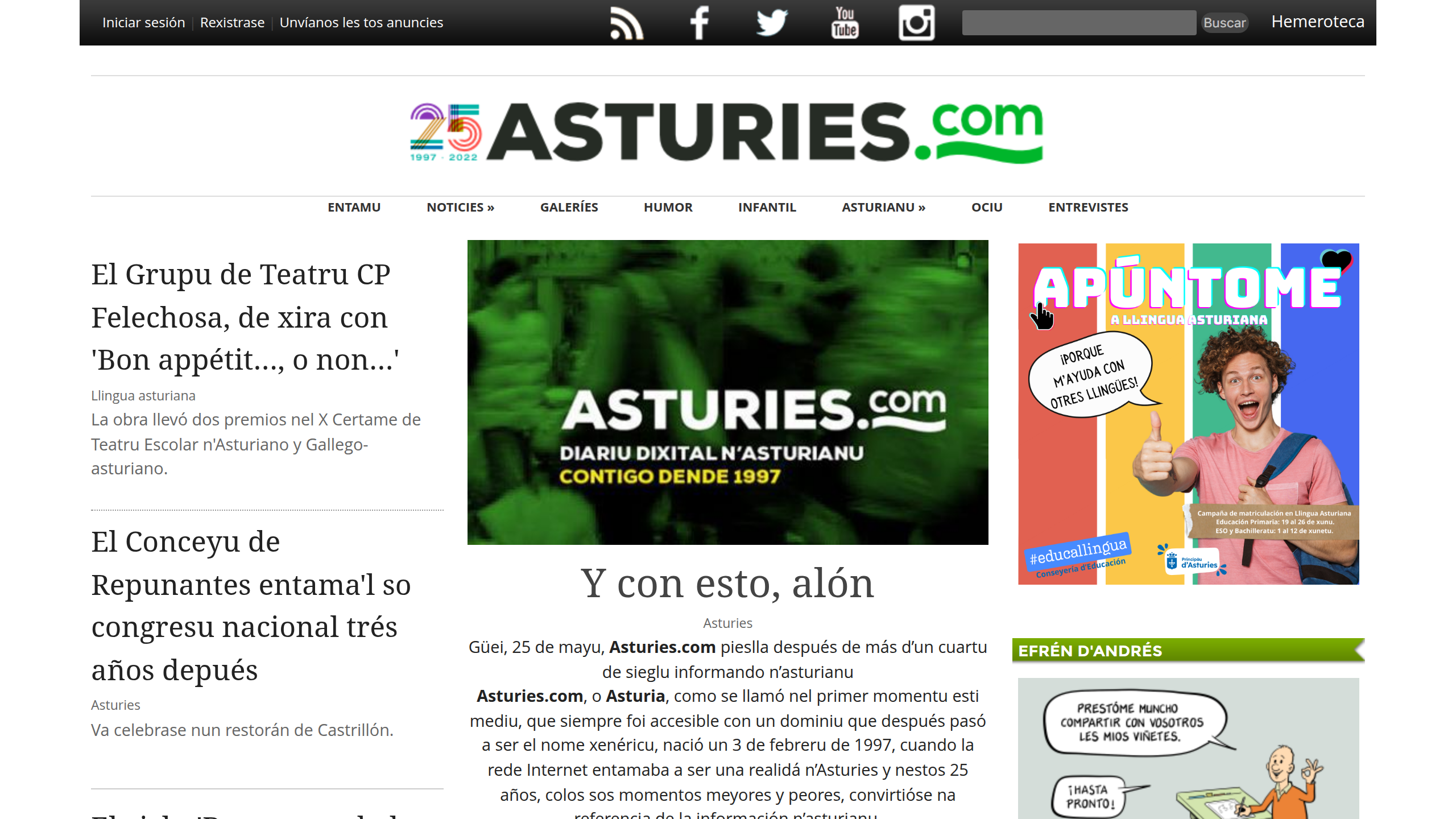 Captura de pantalla de Asturies