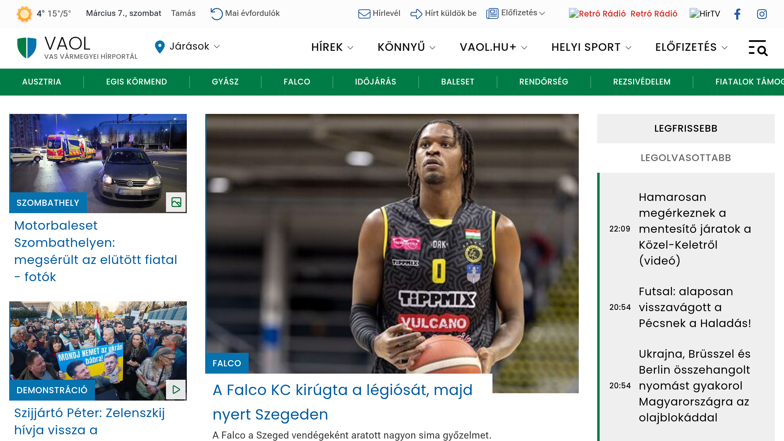 Captura de pantalla de VAOL